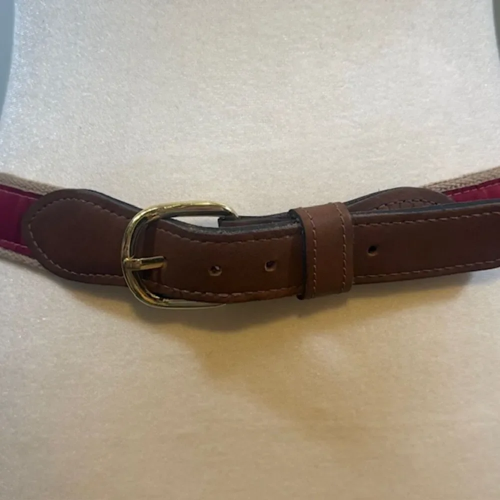 Zep Pro Florida‎ Seminoles FSU Belt Leather Canvas Sz 32 USA Made